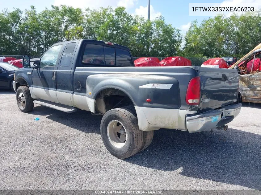 1999 Ford F-350 Lariat/Xl/Xlt VIN: 1FTWX33S7XEA06203 Lot: 40747144