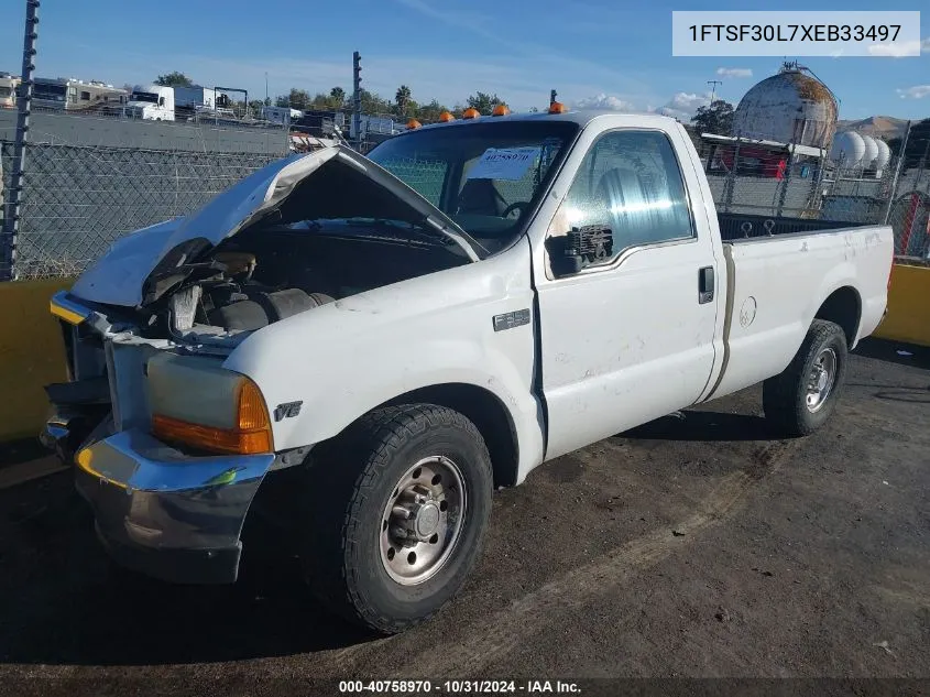 1999 Ford F-350 Lariat/Xl/Xlt VIN: 1FTSF30L7XEB33497 Lot: 40758970