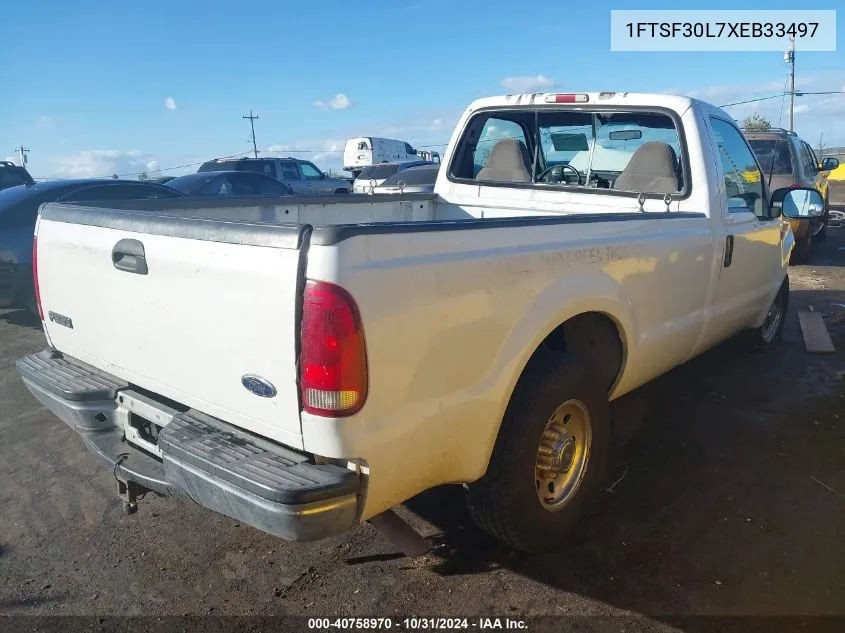 1999 Ford F-350 Lariat/Xl/Xlt VIN: 1FTSF30L7XEB33497 Lot: 40758970