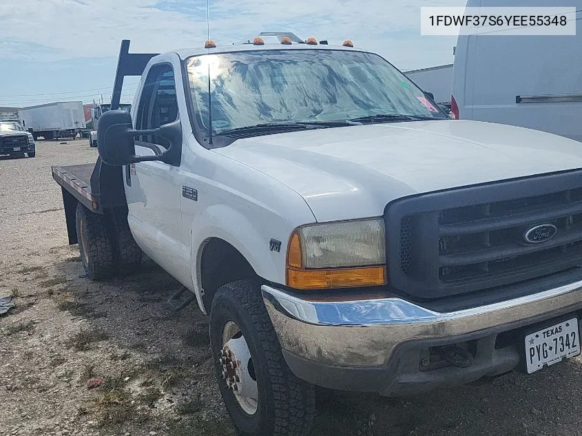 2000 Ford F-350 Lariat/Xl/Xlt VIN: 1FDWF37S6YEE55348 Lot: 40302200