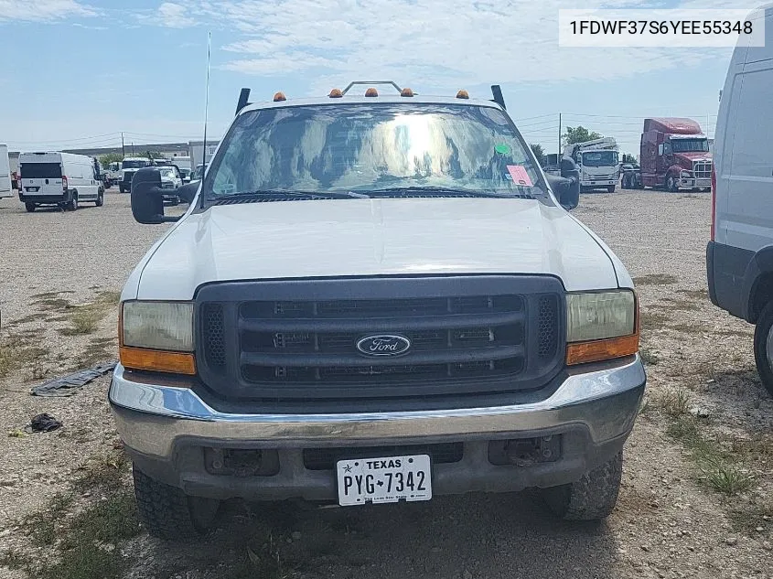 2000 Ford F-350 Lariat/Xl/Xlt VIN: 1FDWF37S6YEE55348 Lot: 40302200