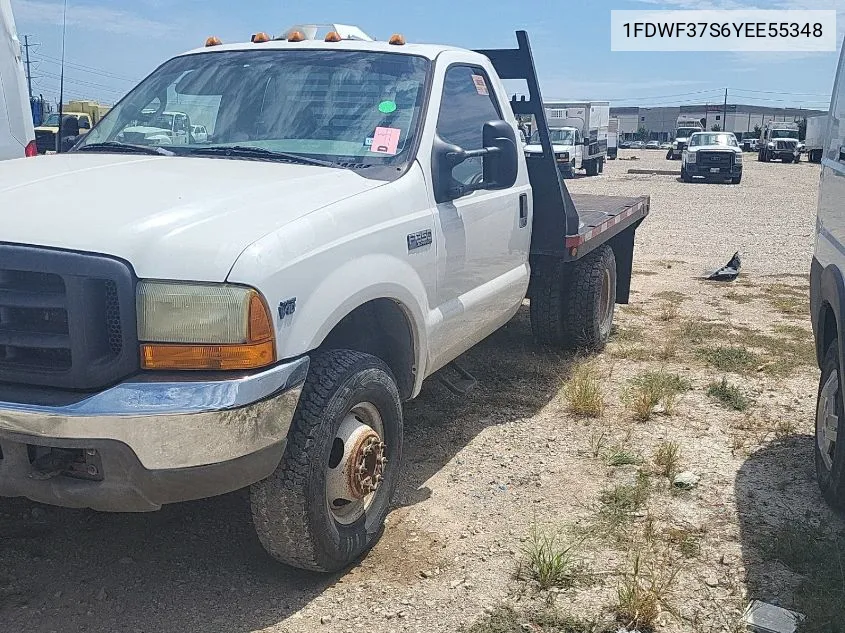 2000 Ford F-350 Lariat/Xl/Xlt VIN: 1FDWF37S6YEE55348 Lot: 40302200