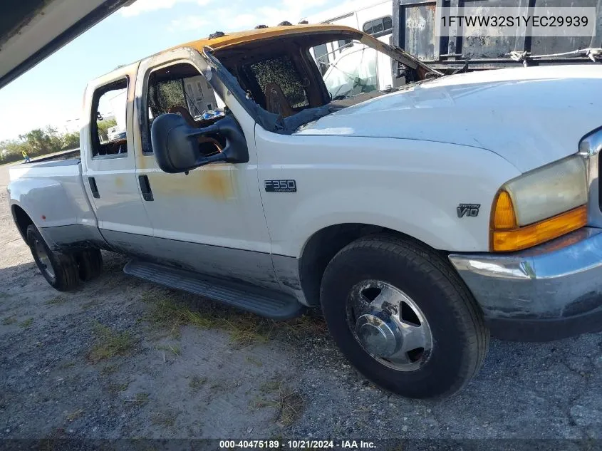 2000 Ford F-350 Lariat/Xl/Xlt VIN: 1FTWW32S1YEC29939 Lot: 40475189