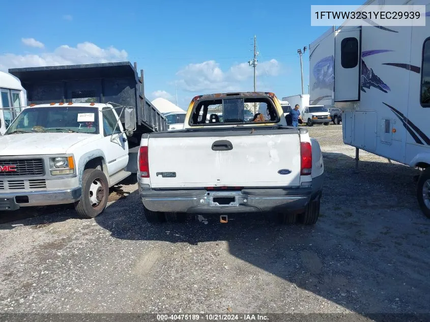 2000 Ford F-350 Lariat/Xl/Xlt VIN: 1FTWW32S1YEC29939 Lot: 40475189