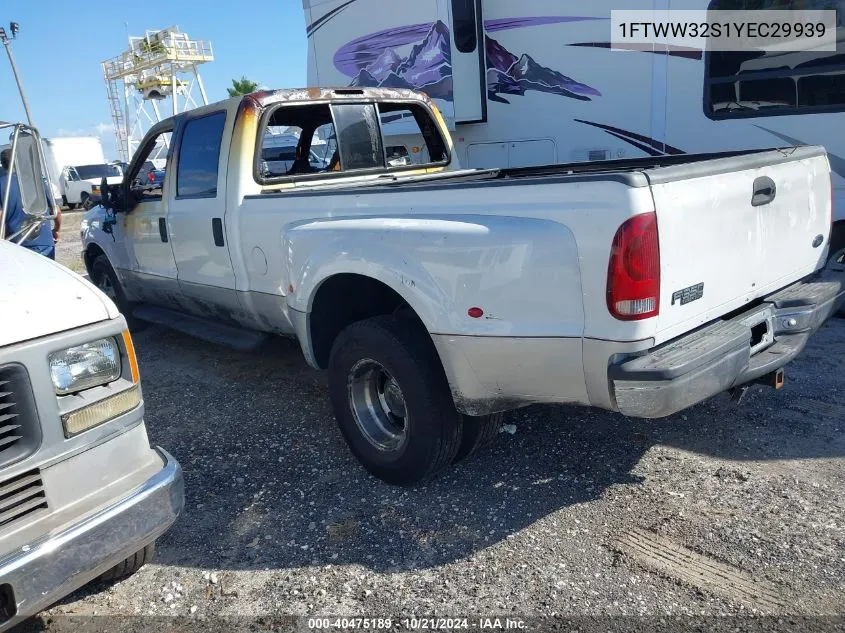 2000 Ford F-350 Lariat/Xl/Xlt VIN: 1FTWW32S1YEC29939 Lot: 40475189