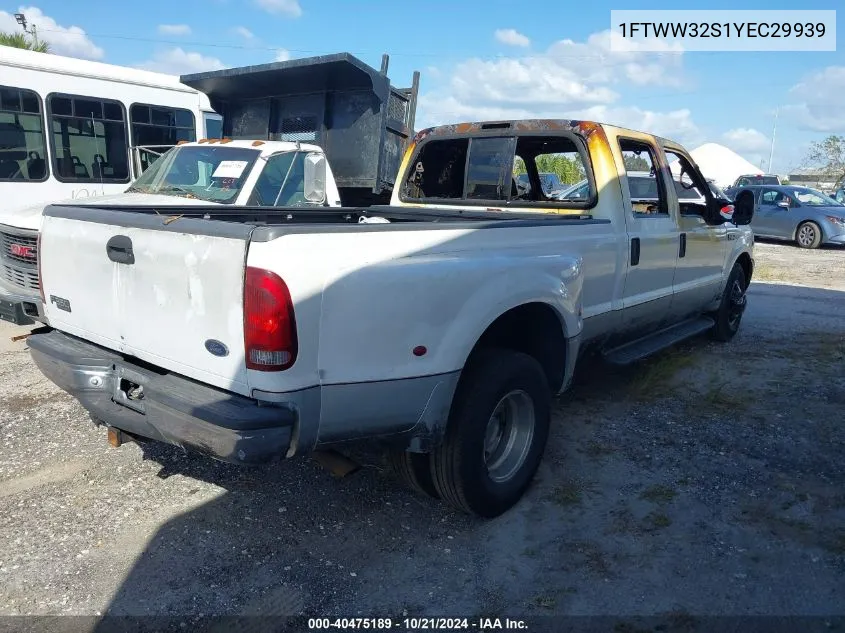 2000 Ford F-350 Lariat/Xl/Xlt VIN: 1FTWW32S1YEC29939 Lot: 40475189