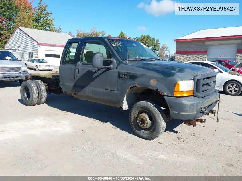 2000 Ford F-350 Lariat/Xl/Xlt VIN: 1FDWX37F2YED96427 Lot: 40546846