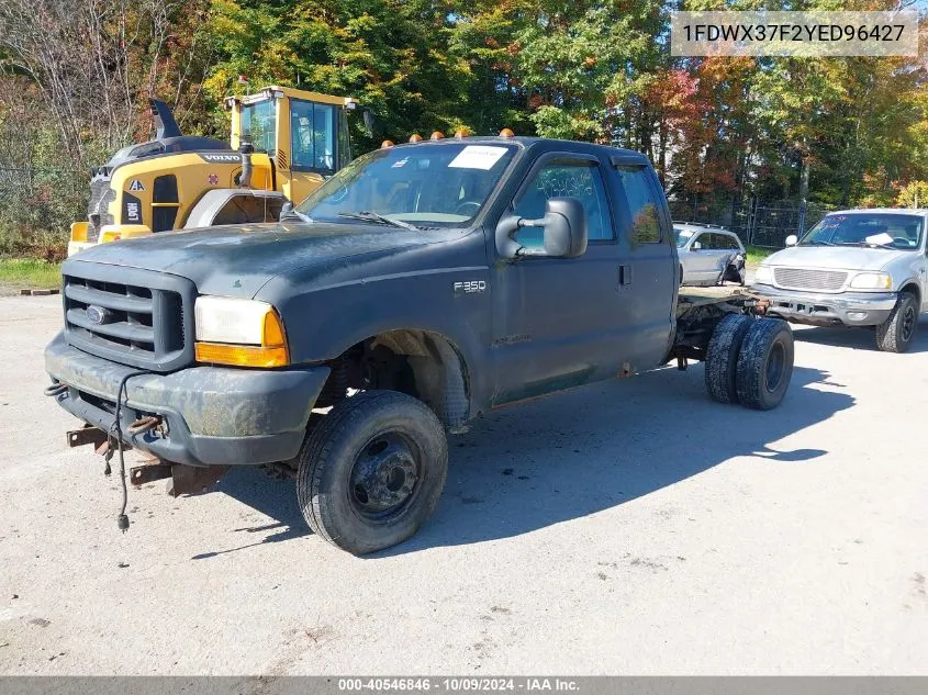 2000 Ford F-350 Lariat/Xl/Xlt VIN: 1FDWX37F2YED96427 Lot: 40546846