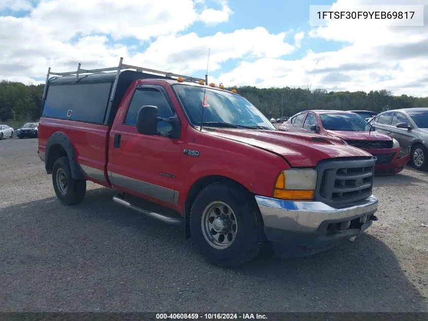 2000 Ford F-350 Lariat/Xl/Xlt VIN: 1FTSF30F9YEB69817 Lot: 40608459