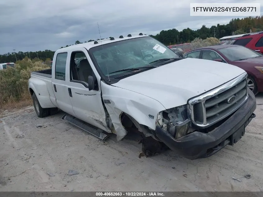 2000 Ford F-350 Lariat/Xl/Xlt VIN: 1FTWW32S4YED68771 Lot: 40652663