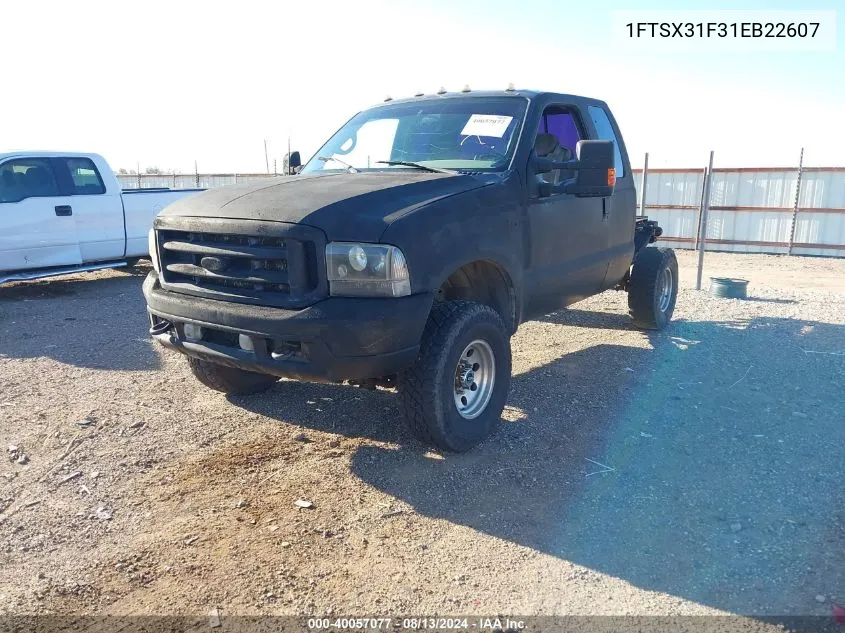 2001 Ford F-350 Lariat/Xl/Xlt VIN: 1FTSX31F31EB22607 Lot: 40057077