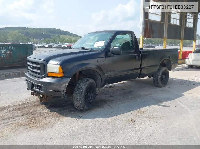 1FTSF31F01EB33227 2001 Ford F-350 Xl/Xlt