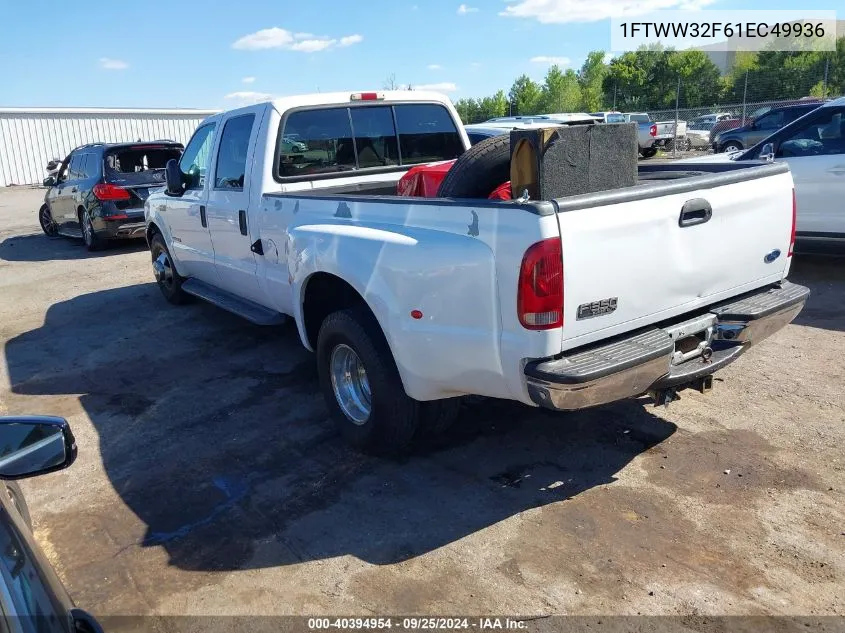 2001 Ford F-350 Lariat/Xl/Xlt VIN: 1FTWW32F61EC49936 Lot: 40394954