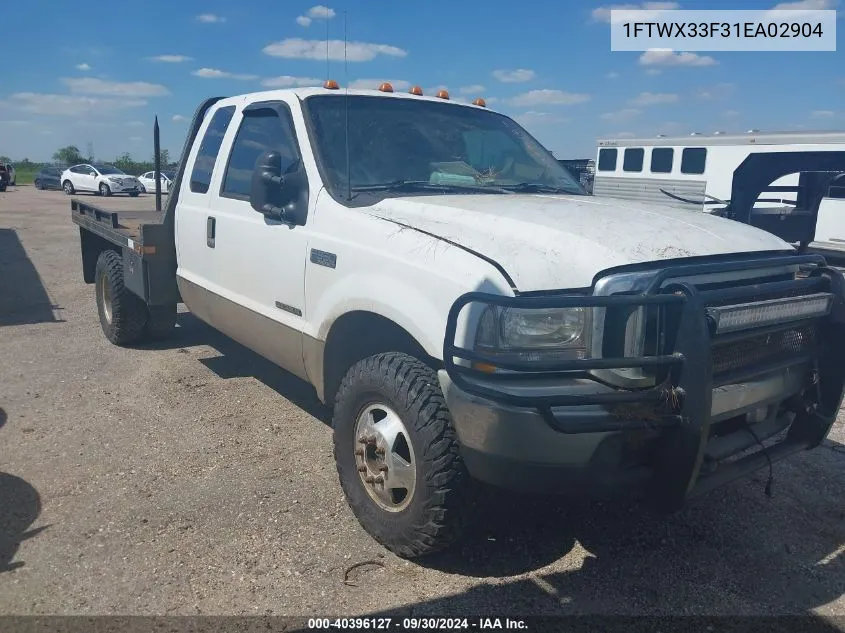 2001 Ford F-350 Lariat/Xl/Xlt VIN: 1FTWX33F31EA02904 Lot: 40396127