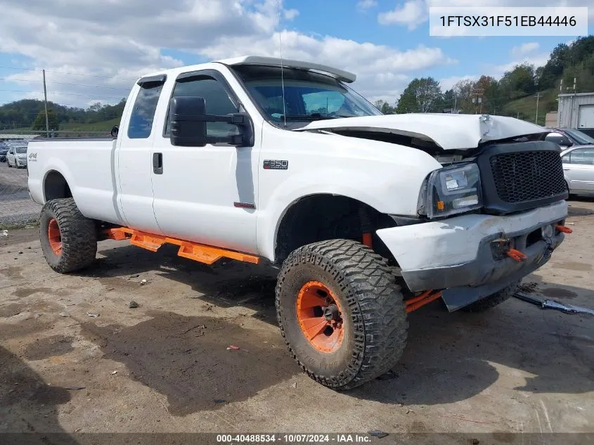 2001 Ford F350 VIN: 1FTSX31F51EB44446 Lot: 40488534