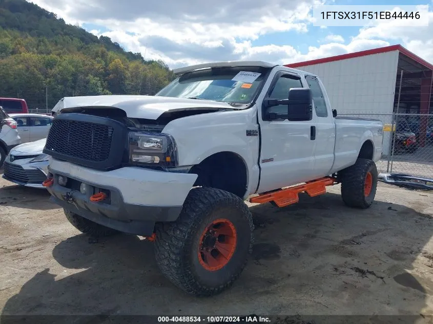 2001 Ford F350 VIN: 1FTSX31F51EB44446 Lot: 40488534