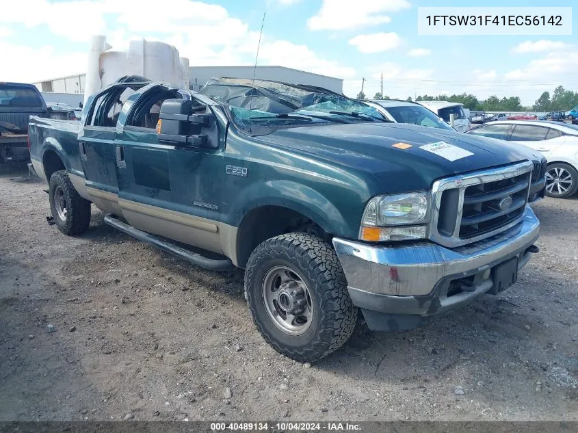 2001 Ford F-350 Lariat/Xl/Xlt VIN: 1FTSW31F41EC56142 Lot: 40489134