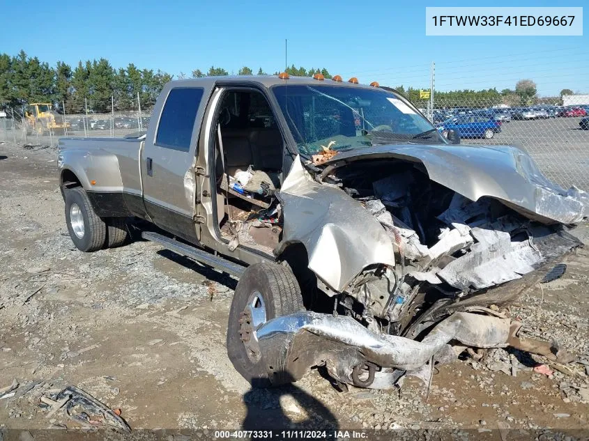 2001 Ford F350 Lariat/Xl/Xlt VIN: 1FTWW33F41ED69667 Lot: 40773331