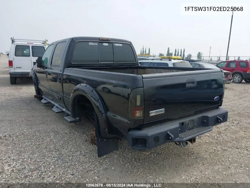 1FTSW31F02ED25068 2002 Ford F350 Srw Super Duty