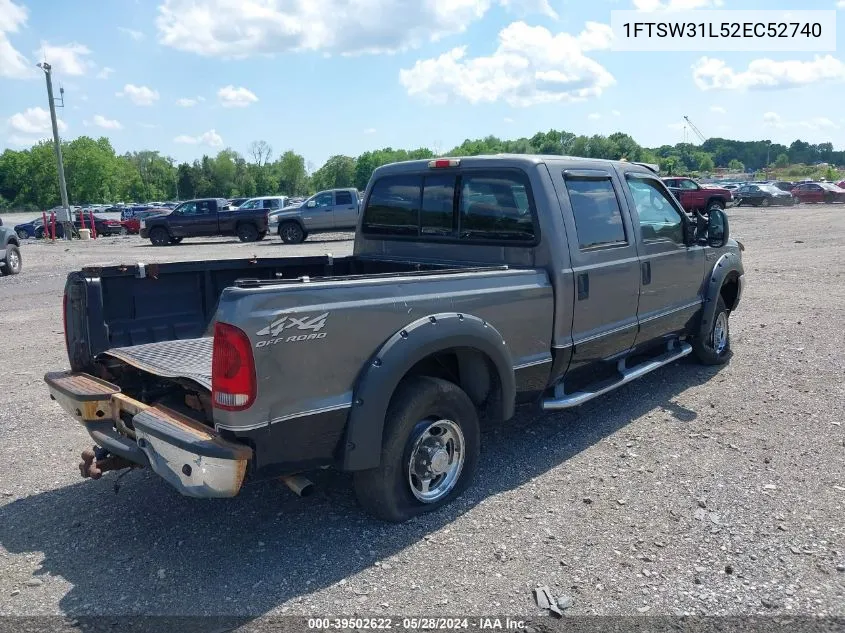 1FTSW31L52EC52740 2002 Ford F-350 Lariat/Xl/Xlt