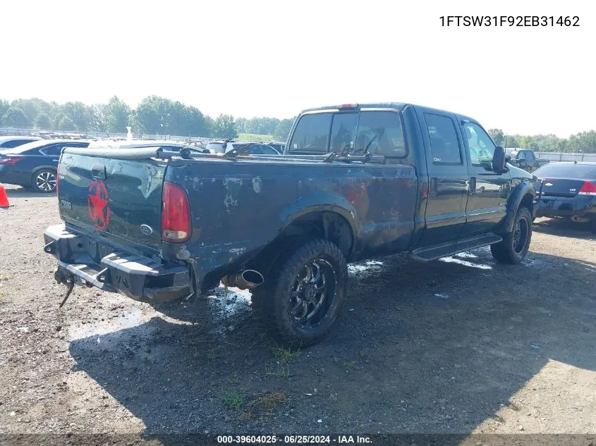 1FTSW31F92EB31462 2002 Ford F-350 Lariat/Xl/Xlt