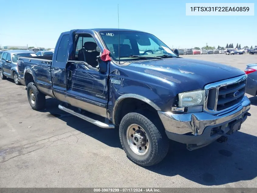 2002 Ford F-350 Lariat/Xl/Xlt VIN: 1FTSX31F22EA60859 Lot: 39879299