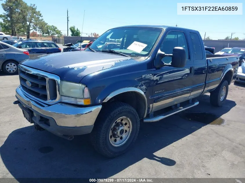 1FTSX31F22EA60859 2002 Ford F-350 Lariat/Xl/Xlt