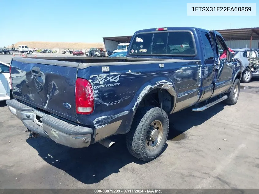 2002 Ford F-350 Lariat/Xl/Xlt VIN: 1FTSX31F22EA60859 Lot: 39879299