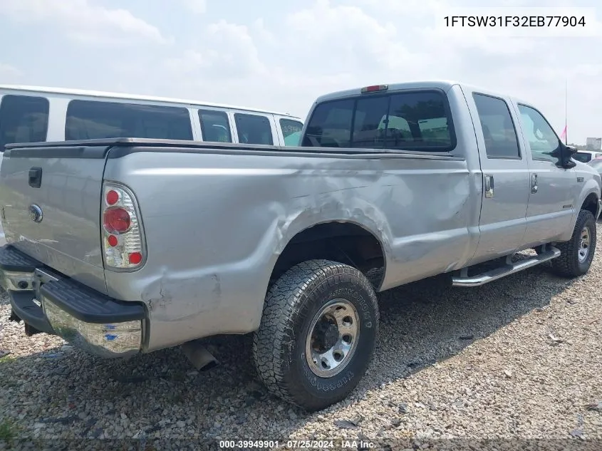 2002 Ford F-350 Lariat/Xl/Xlt VIN: 1FTSW31F32EB77904 Lot: 39949901