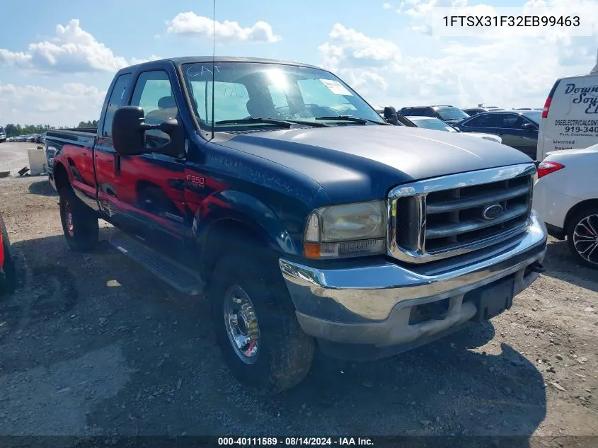 1FTSX31F32EB99463 2002 Ford F-350 Lariat/Xl/Xlt