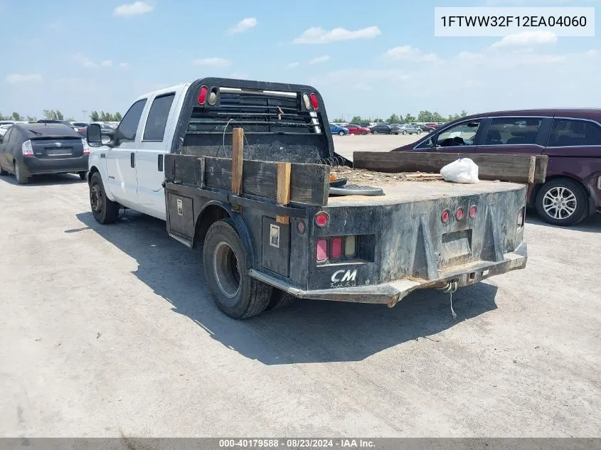 2002 Ford F-350 Lariat/Xl/Xlt VIN: 1FTWW32F12EA04060 Lot: 40179588