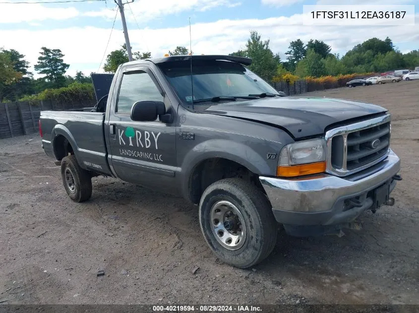 1FTSF31L12EA36187 2002 Ford F-350 Xl/Xlt