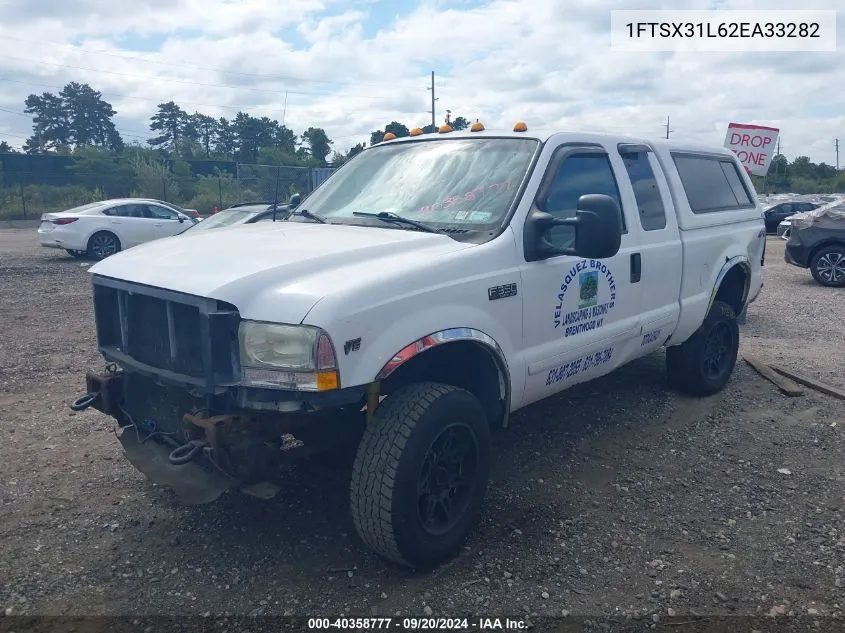 2002 Ford F-350 Lariat/Xl/Xlt VIN: 1FTSX31L62EA33282 Lot: 40358777