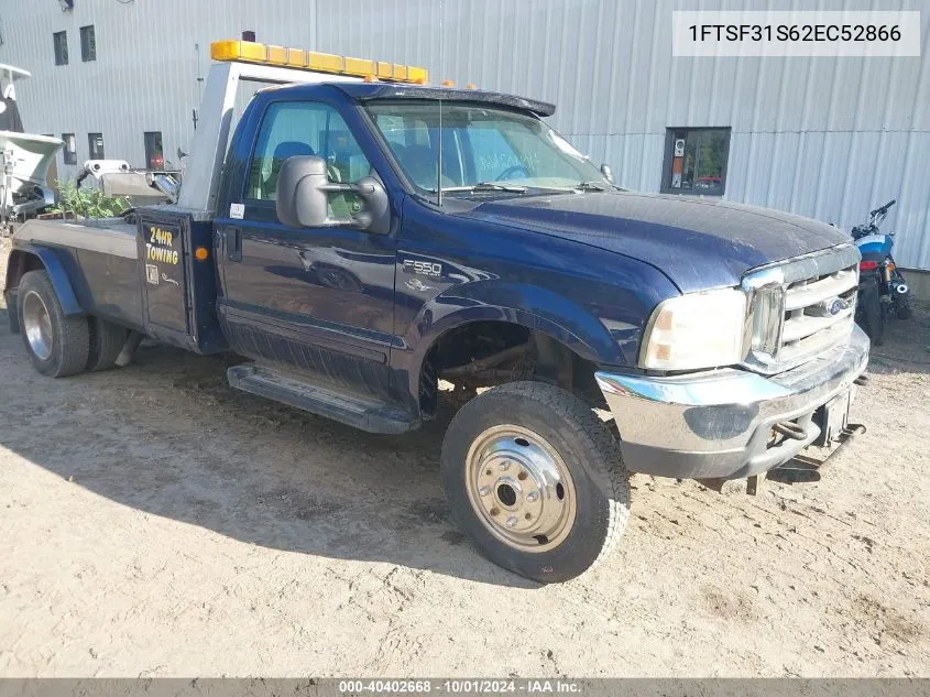 2002 Ford F350 Srw Super Duty VIN: 1FTSF31S62EC52866 Lot: 40402668