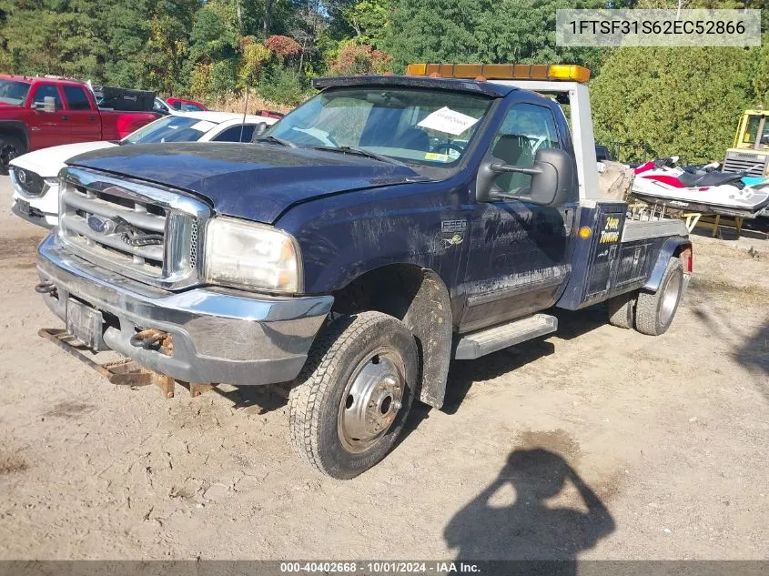 2002 Ford F350 Srw Super Duty VIN: 1FTSF31S62EC52866 Lot: 40402668