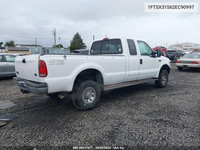 2002 Ford F-350 Lariat/Xl/Xlt VIN: 1FTSX31S62EC90997 Lot: 40417677