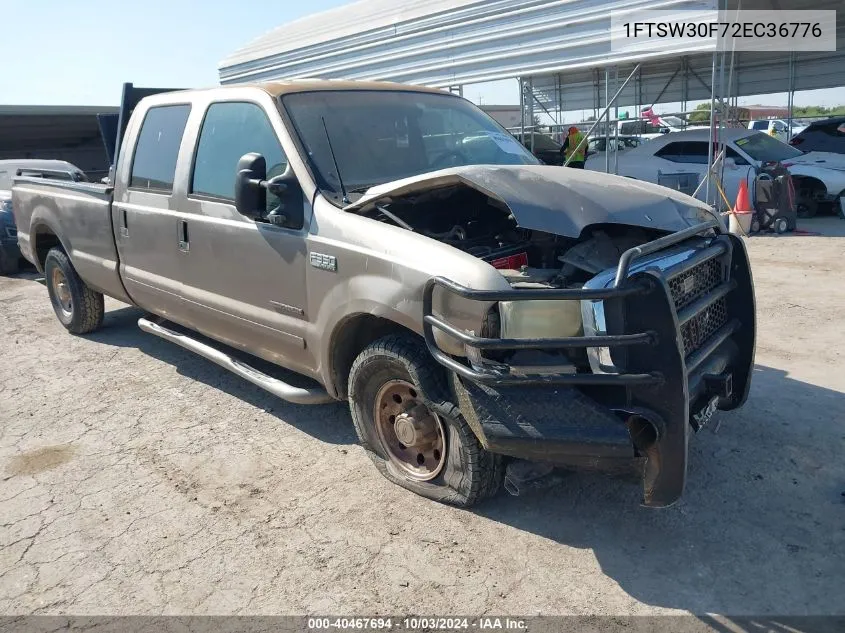 2002 Ford F-350 Lariat/Xl/Xlt VIN: 1FTSW30F72EC36776 Lot: 40467694