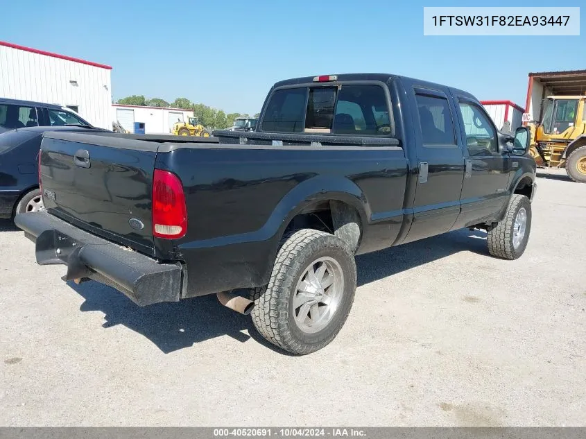 1FTSW31F82EA93447 2002 Ford F-350 Lariat/Xl/Xlt