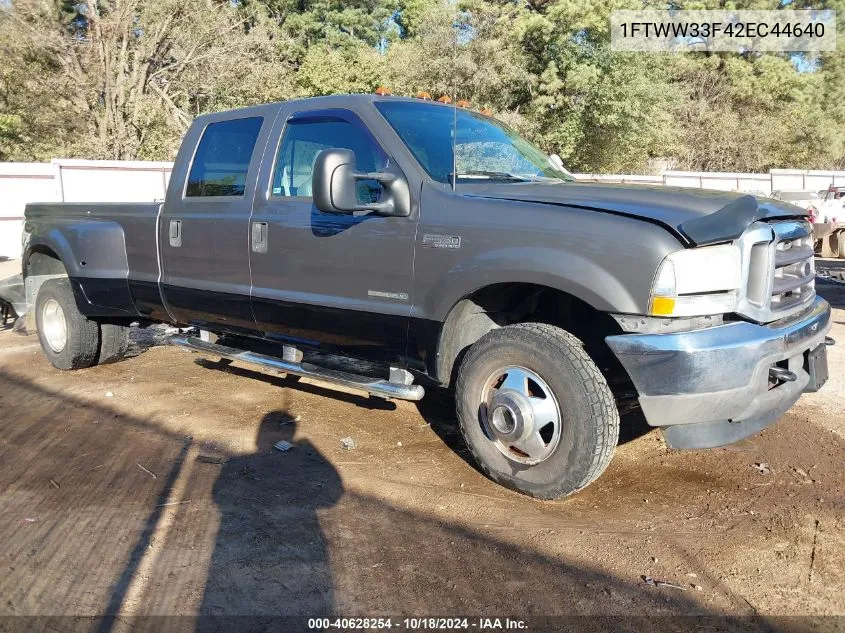 2002 Ford F-350 VIN: 1FTWW33F42EC44640 Lot: 40628254