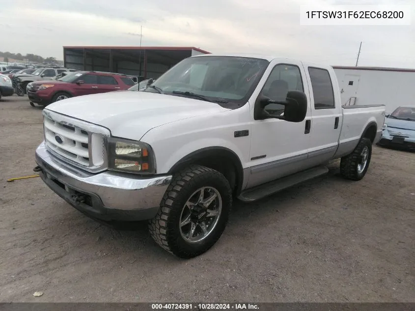 2002 Ford F-350 Lariat/Xl/Xlt VIN: 1FTSW31F62EC68200 Lot: 40724391