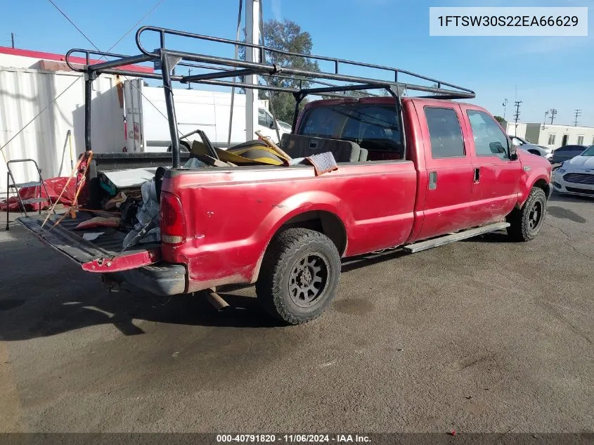 2002 Ford F-350 Lariat/Xl/Xlt VIN: 1FTSW30S22EA66629 Lot: 40791820