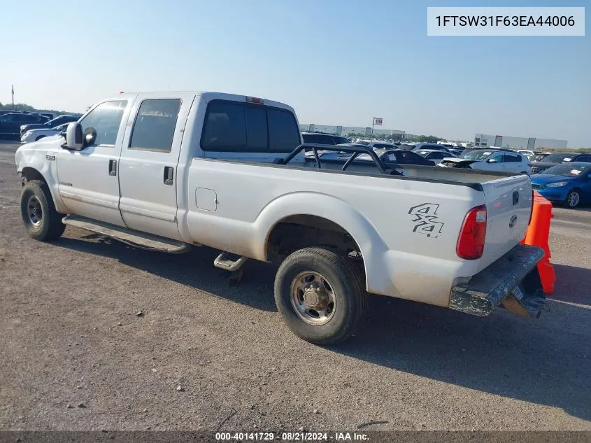 1FTSW31F63EA44006 2003 Ford F-350 Lariat/Xl/Xlt