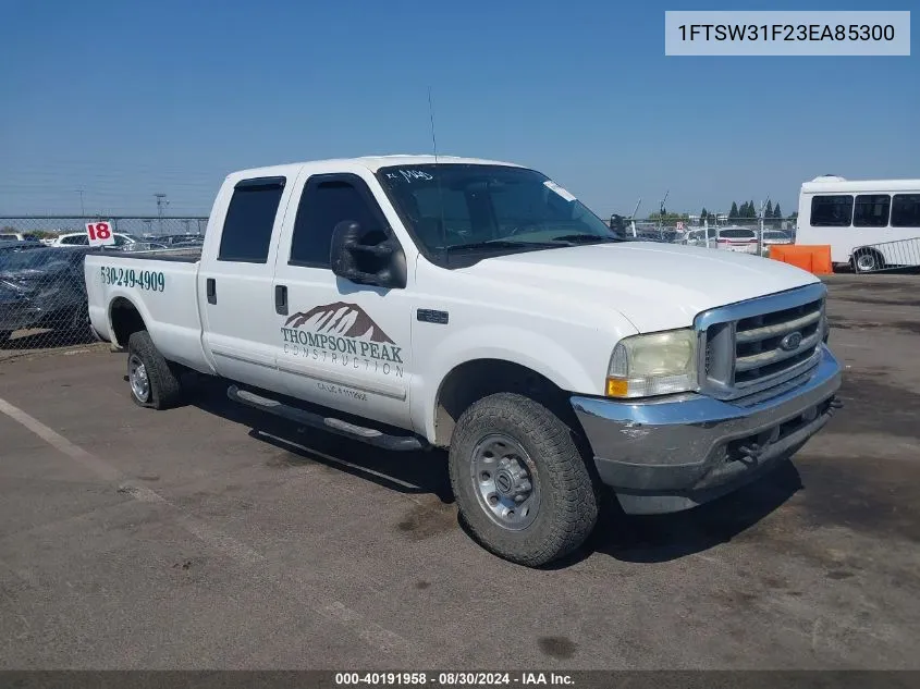 1FTSW31F23EA85300 2003 Ford F-350 Lariat/Xl/Xlt