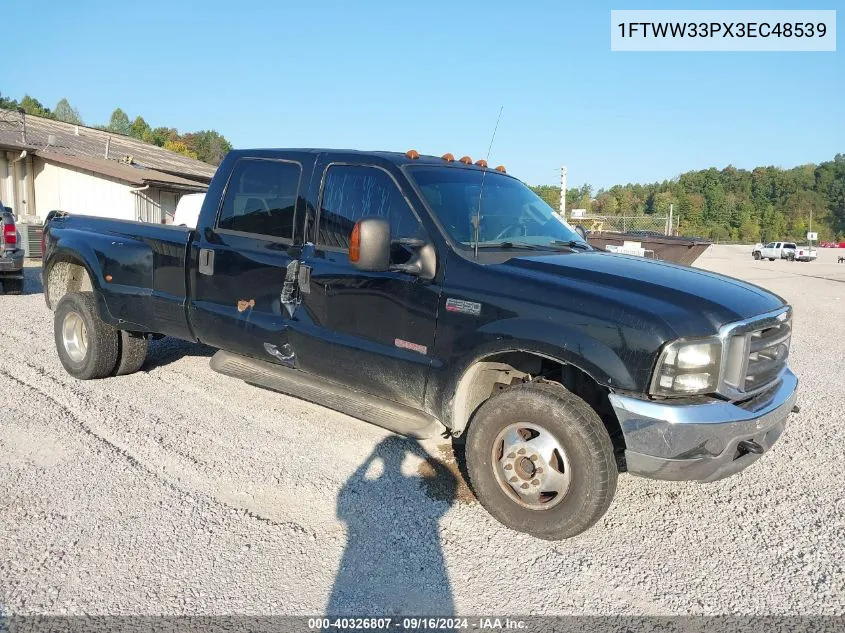 2003 Ford F350 Super Duty VIN: 1FTWW33PX3EC48539 Lot: 40326807