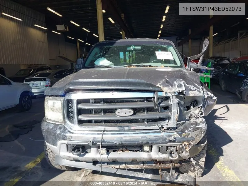 1FTSW31P43ED52073 2003 Ford F-350 Lariat/Xl/Xlt