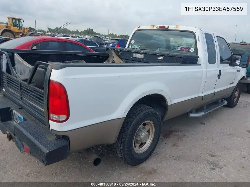 1FTSX30P33EA57559 2003 Ford F-350 Srw Super Duty