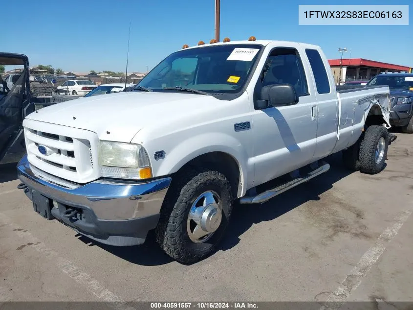 2003 Ford F-350 Lariat/Xl/Xlt VIN: 1FTWX32S83EC06163 Lot: 40591557