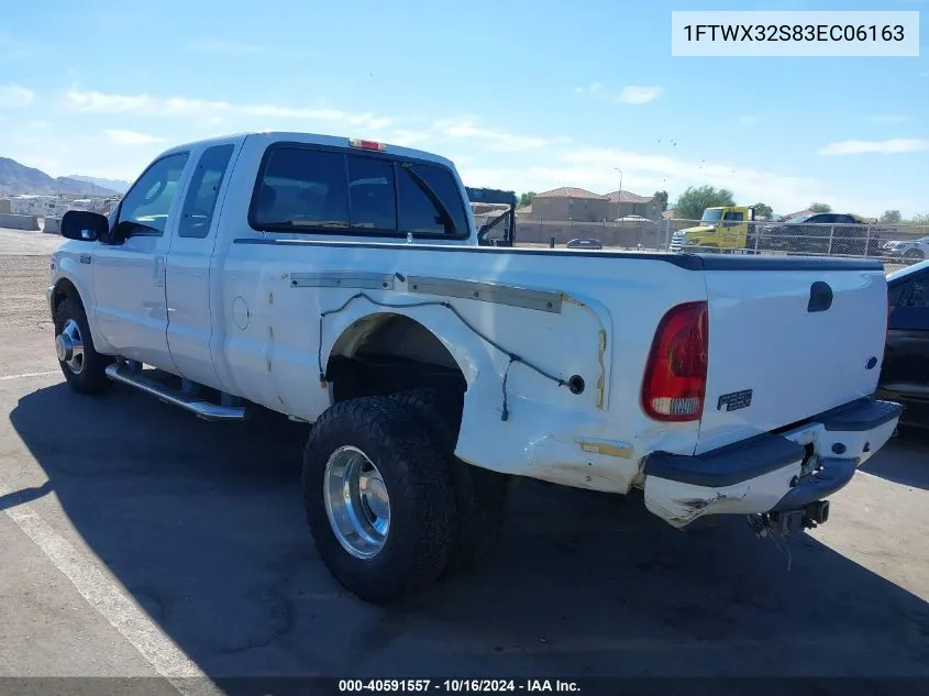 2003 Ford F-350 Lariat/Xl/Xlt VIN: 1FTWX32S83EC06163 Lot: 40591557