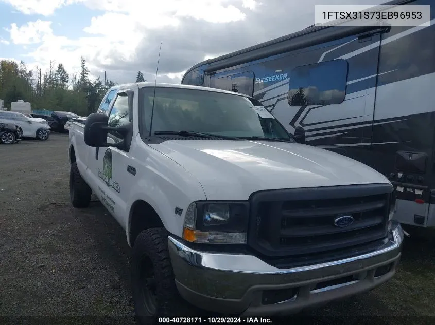 2003 Ford F-350 Lariat/Xl/Xlt VIN: 1FTSX31S73EB96953 Lot: 40728171