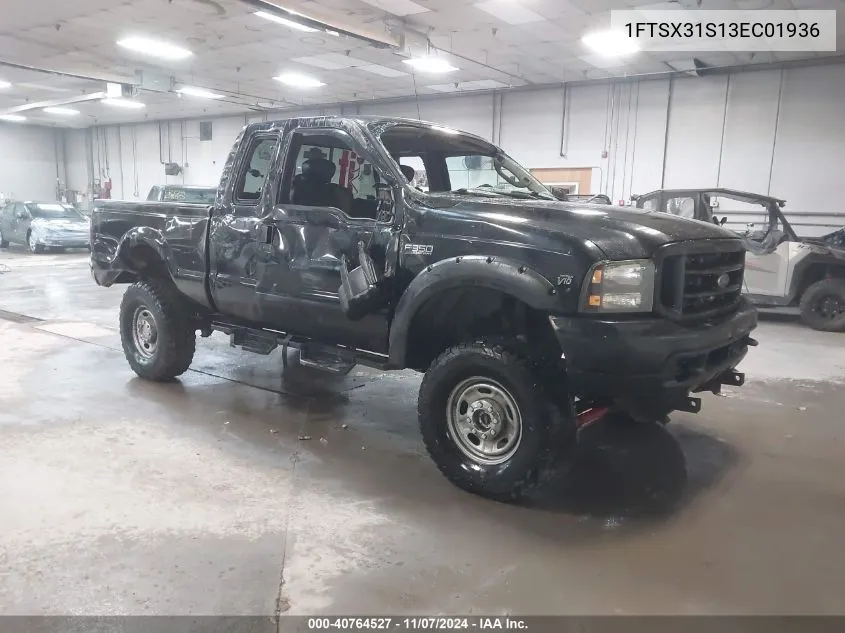 2003 Ford F-350 Lariat/Xl/Xlt VIN: 1FTSX31S13EC01936 Lot: 40764527